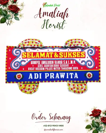 Papan Bunga Ucapan Selamat Kenjeran